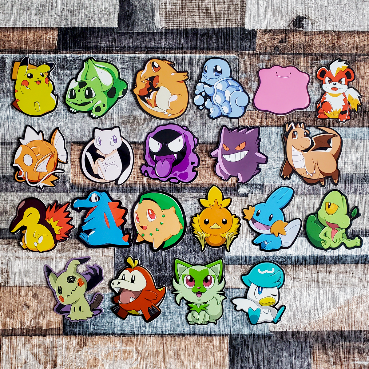 Pokemon Stickers MrEchoAngel