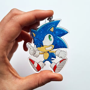 Sonic & Friends - Double Sided Star Holo 3" Charms