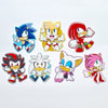Sonic & Friends - Glossy Vinyl Stickers