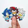 Load image into Gallery viewer, Sonic &amp; Friends - Glossy Vinyl Stickers