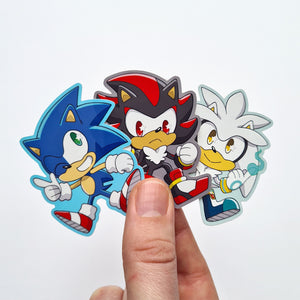 Sonic & Friends - Glossy Vinyl Stickers