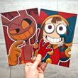 Load image into Gallery viewer, Digital Circus - Limited Time A5 Prints