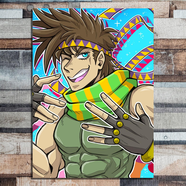 Joseph Joestar - JoJo's Bizarre Adventure - A5 Print – MrEchoAngel