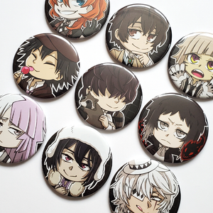 Bungo Stray Dogs - Large 58mm Badges