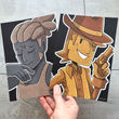 Load image into Gallery viewer, Deltarune Flowers - Limited Time A5 Prints