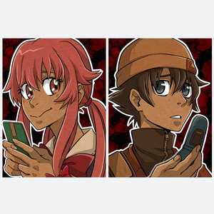Future Diary - Art Cards