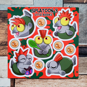 Little Buddy - Splatoon - Vinyl Sticker Sheet