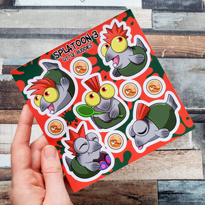 Little Buddy - Splatoon - Vinyl Sticker Sheet