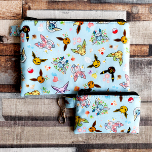 Pokemon Eeveelutions Coin Purses Zippy Bags MrEchoAngel