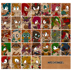 Sonic The Hedgehog - Art Cards