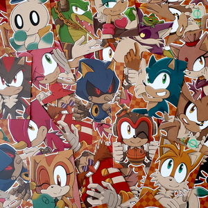 Sonic The Hedgehog - Art Cards