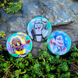 Load image into Gallery viewer, Splatoon Raiders Deep Cut - Large 58mm Badges