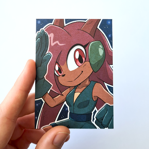 Sash Lilac - Freedom Planet - Art Card