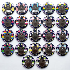 Pride Bats - Large 58mm Badges