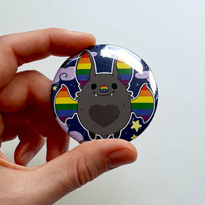 Pride Bats - Large 58mm Badges