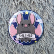 Load image into Gallery viewer, Pride Bats - Large 58mm Badges