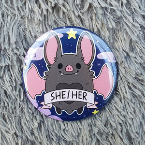 Pride Bats - Large 58mm Badges