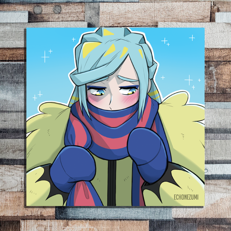 Grusha - Pokemon Scarlet & Violet - A4 Squared Print