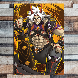 Itto - Genshin Impact - A4 Print