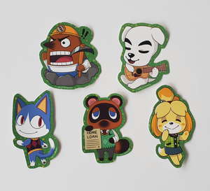 Animal Crossing - Set of 5 Sticker Pack