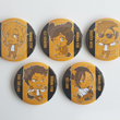 Load image into Gallery viewer, Banana Fish Critters - Large 58mm Badges