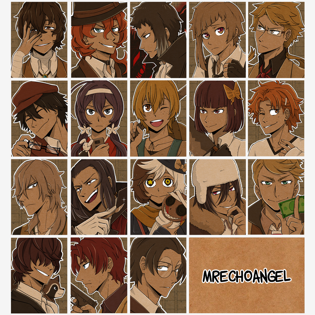 Bungo Stray Dogs - Art Cards