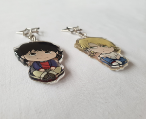 Ash Lynx & Eiji Okumura - Banana Fish - Double Sided Acrylic Charms