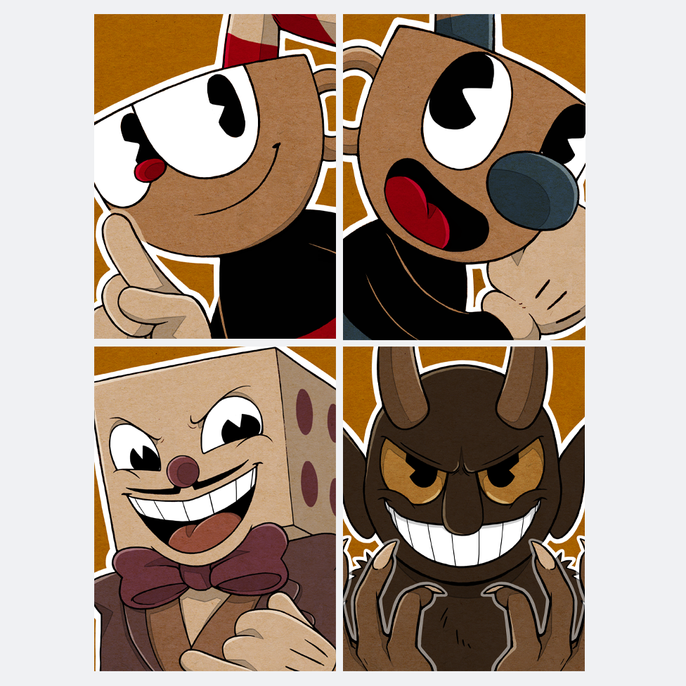 Cuphead - Art Cards