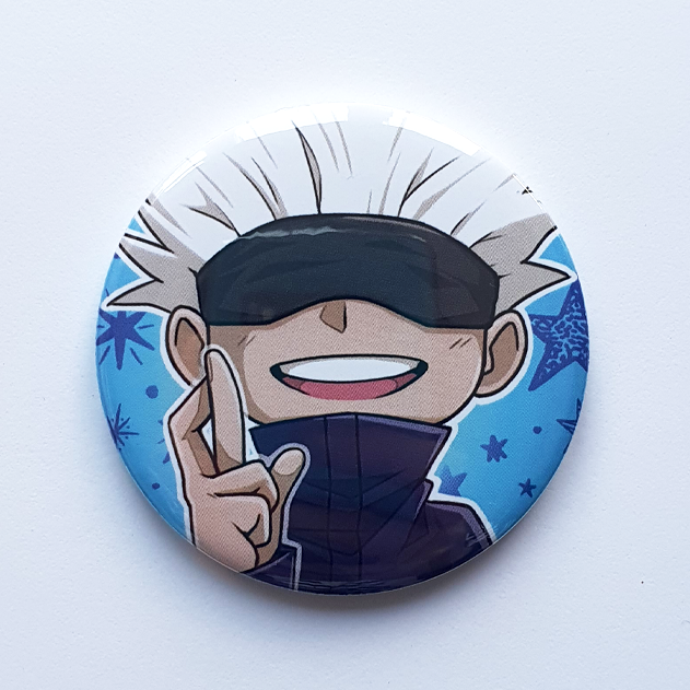 Jujutsu Kaisen Gojo Satoru - Large 58mm Badge