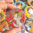 Load image into Gallery viewer, Haikyu!! Karasuno Crows &amp; Friends - Large 58mm Badges