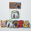 Load image into Gallery viewer, Naruto Animal Friends - Set of 5 Sticker Pack