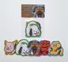 Naruto Animal Friends - Set of 5 Sticker Pack