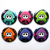 Splatoon Squid - Large 58mm Badges